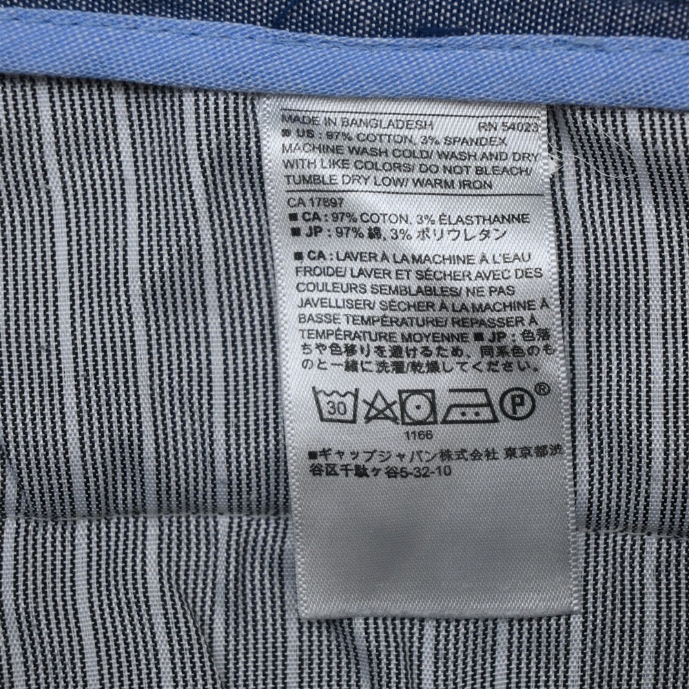 Banana Republic 31x32 Navy Blue Aiden Slim Chino Mens Pants - Picture 7 of 9